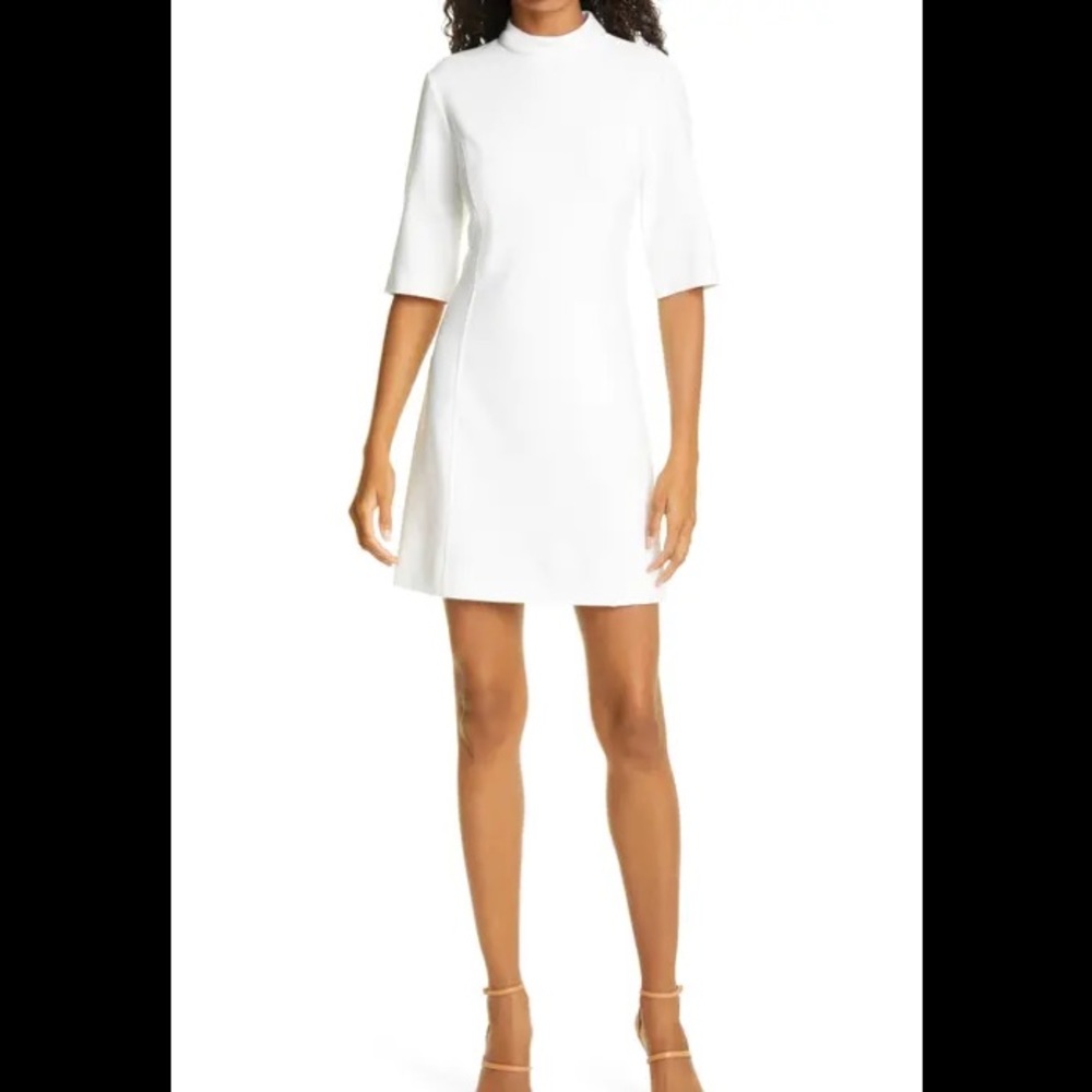 alice and olivia off white dress size 4